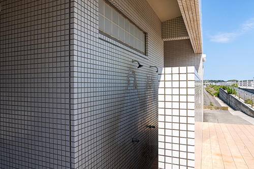 飯岡海水浴場のトイレとシャワーの画像